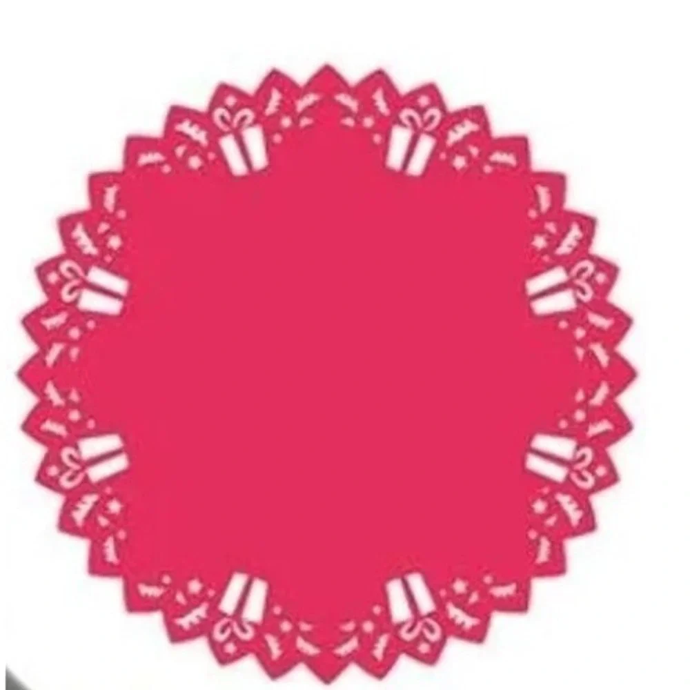 We R Memory Keepers Lucky 8 Punch Party 3-in-1 Paper Craft Tool Grey Pink